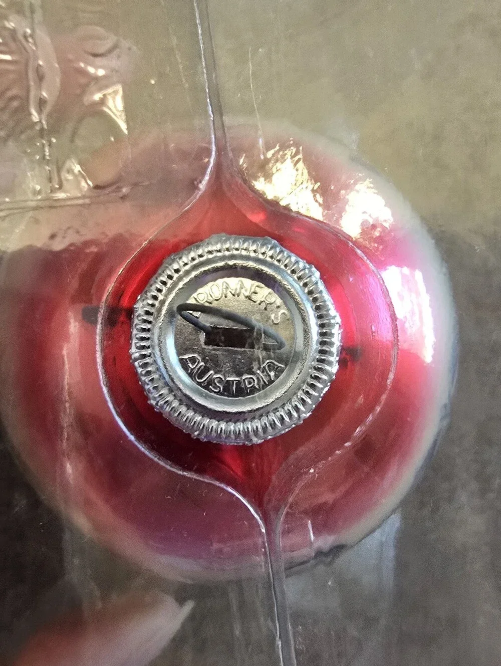Bronner's Red White Blue The United States Constitution 1787-1987 Glass Ornament